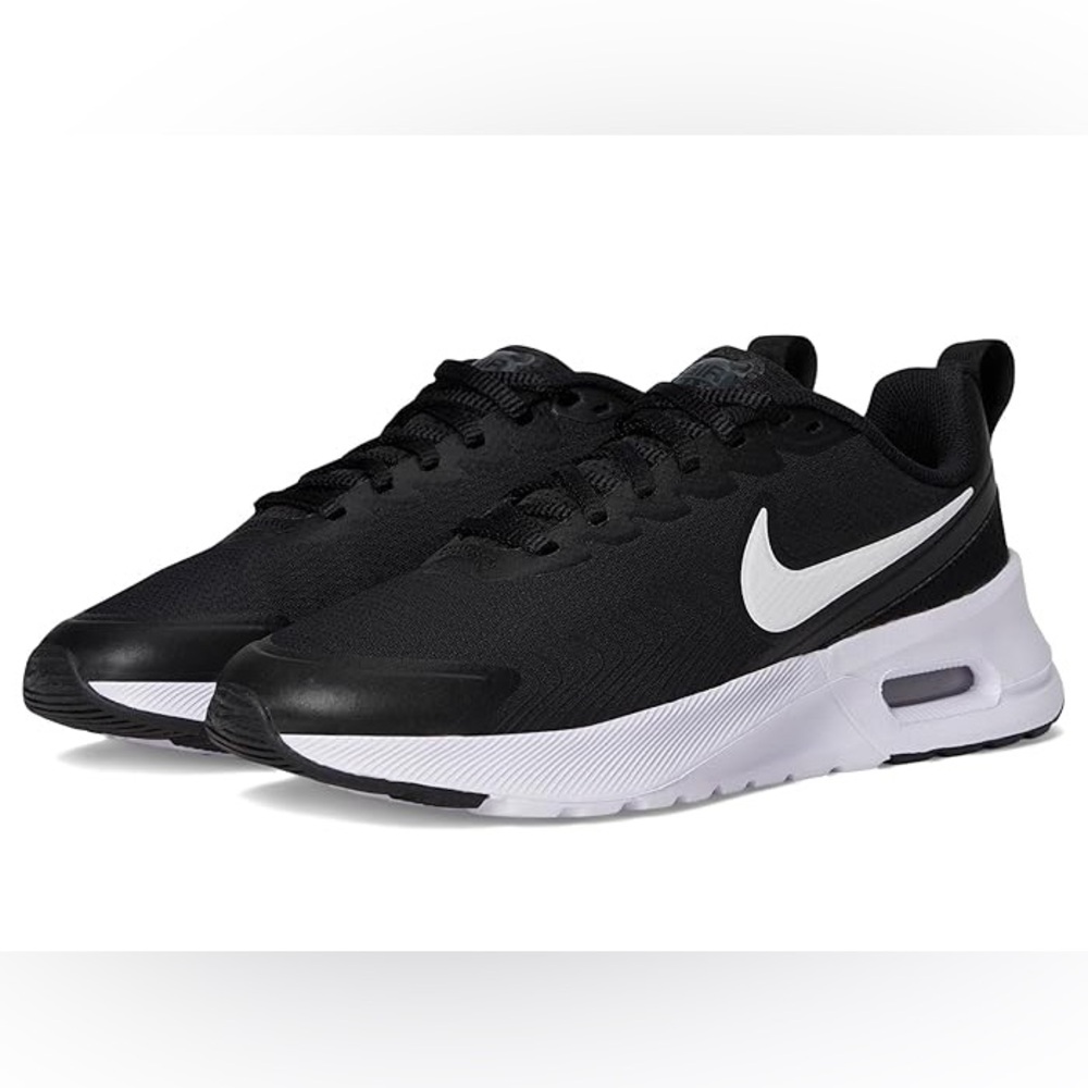 Nike Black Sneakers with White Swoosh - Men's Low-Top Trainers